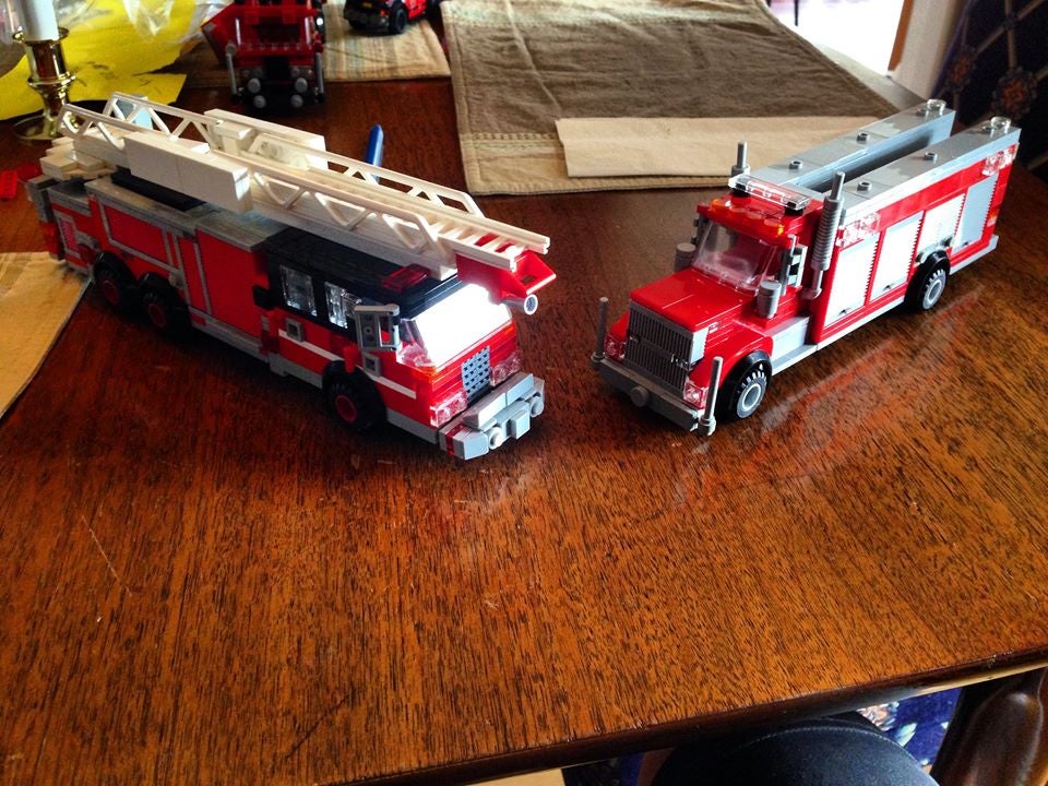 lego custom fire station